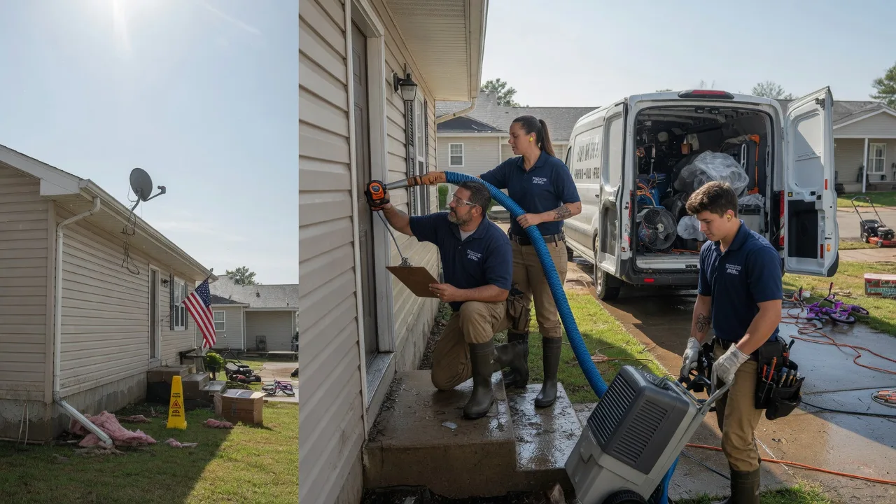 Ceiling Water Damage Restoration in Carney, OK near me